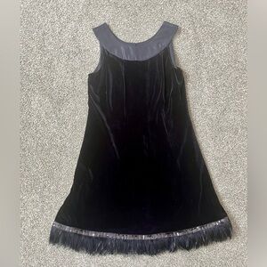 Kay Unger Velvet Cocktail Dress
